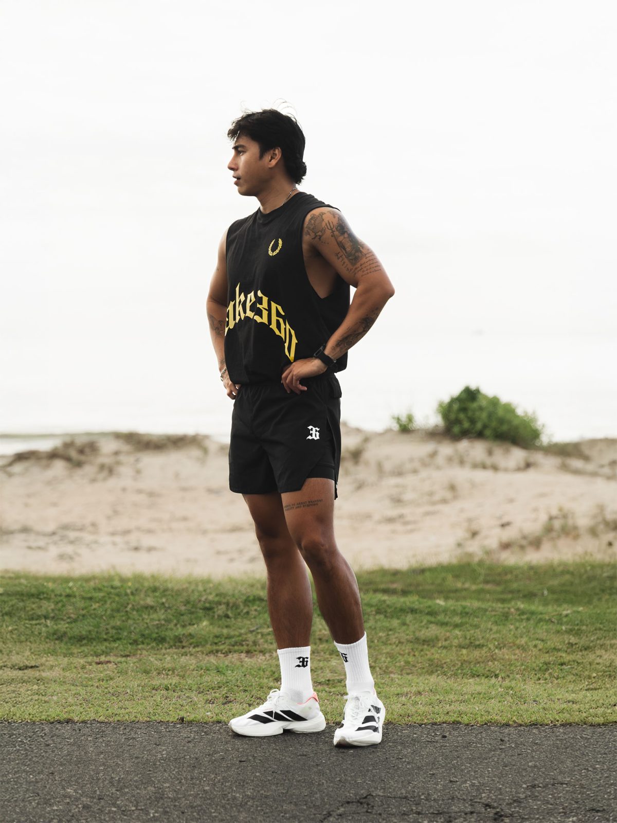 360 Daily Tanktop Cotton Black