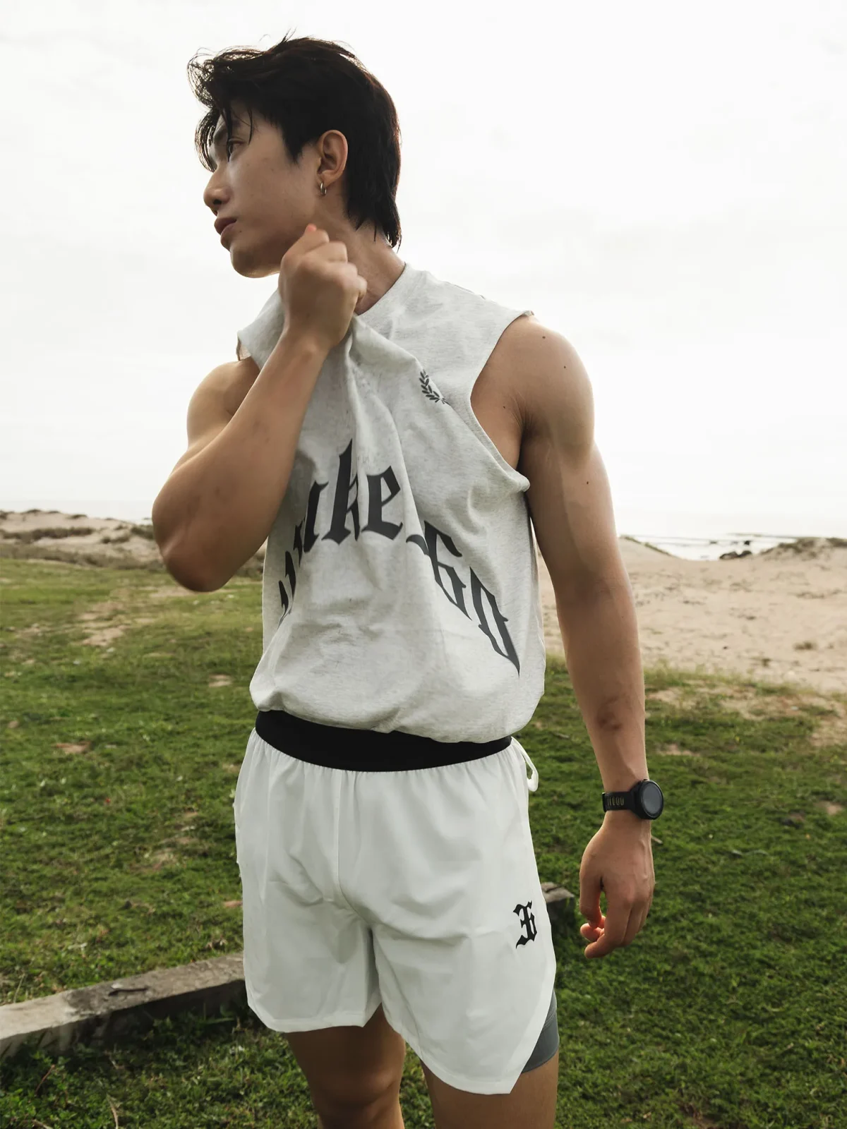 360 Daily Tanktop Cotton Grey