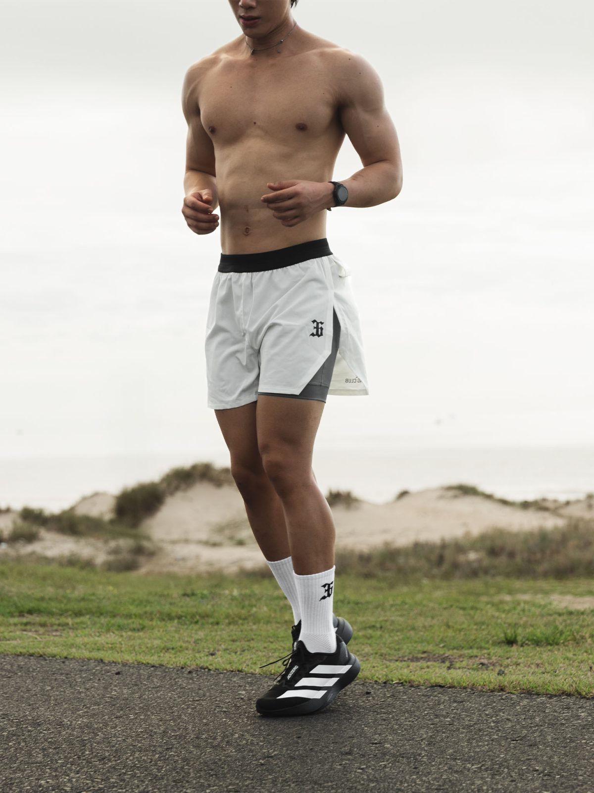 360 Training 2in1 v2 Shorts White