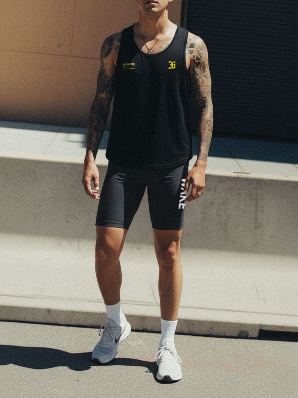 360 Training Singlet Black