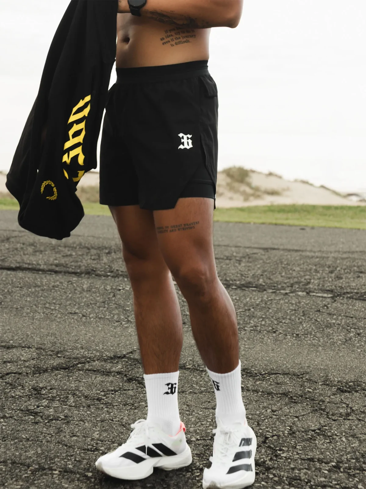 360 Training 2in1 v2 Shorts Black