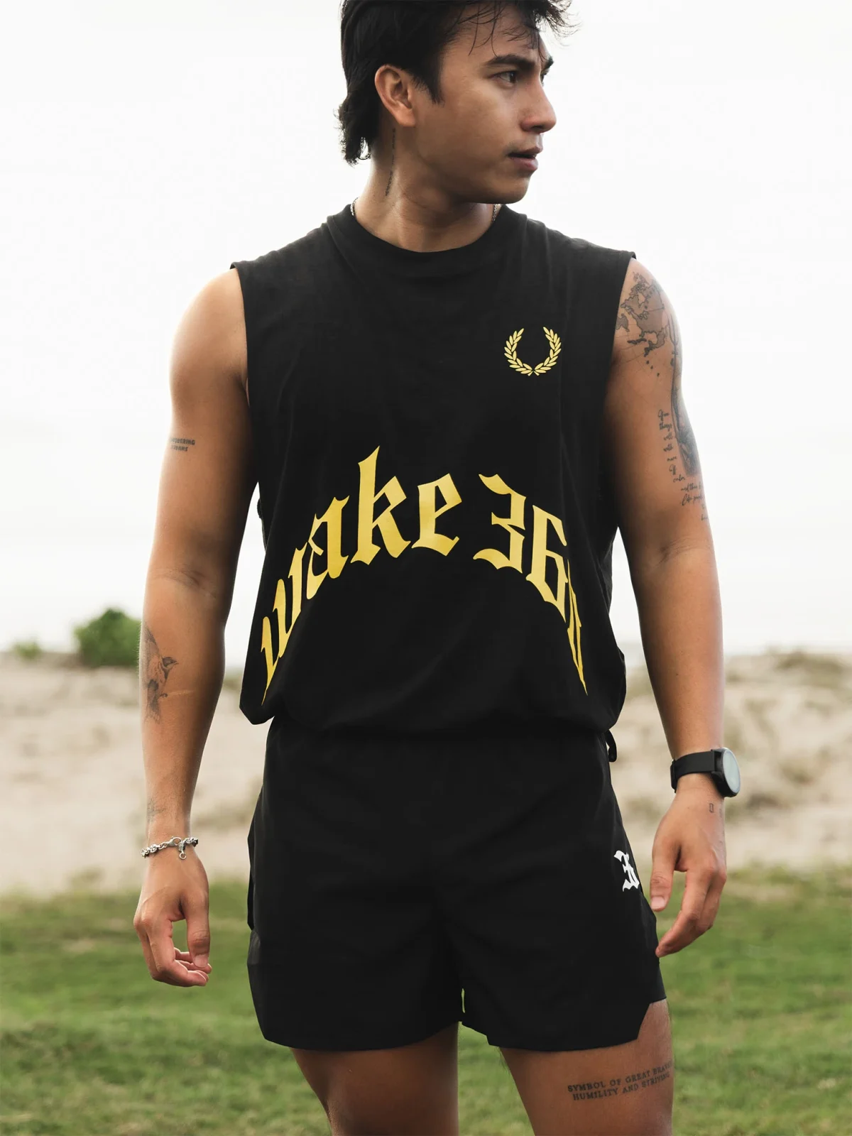 360 Daily Tanktop Cotton Black