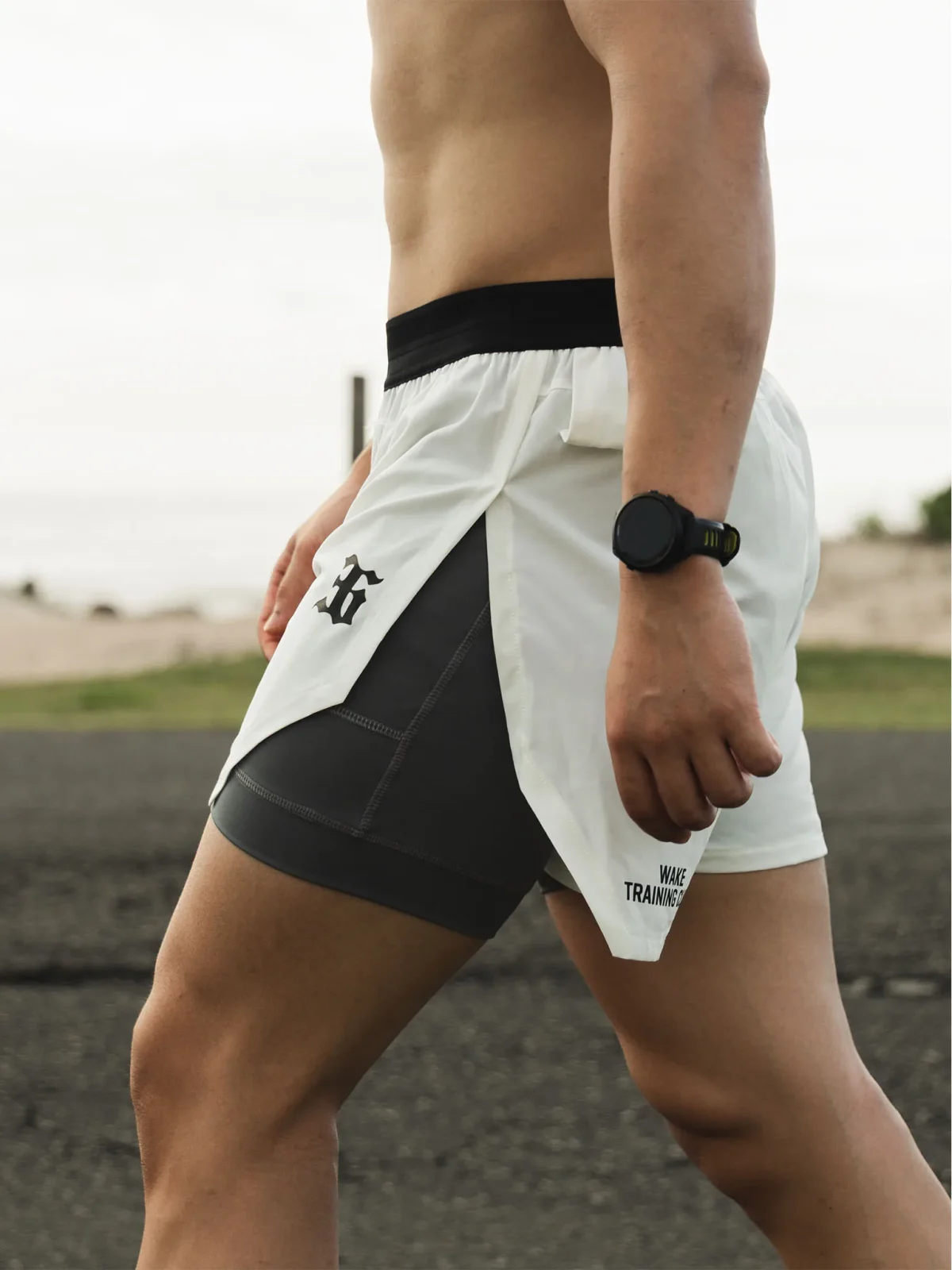 360 Training 2in1 v2 Shorts White