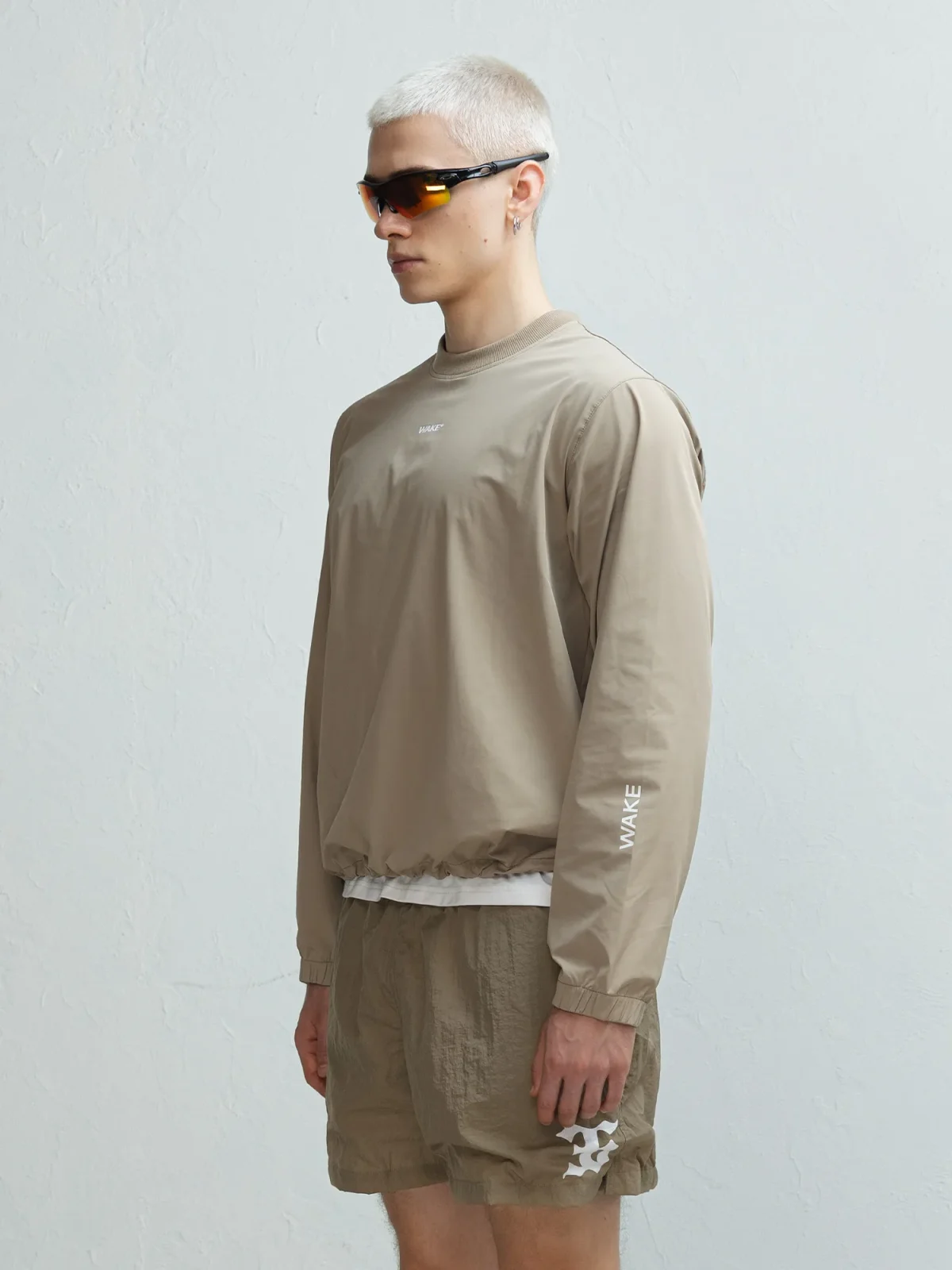 360 Nylon Sweater Beige