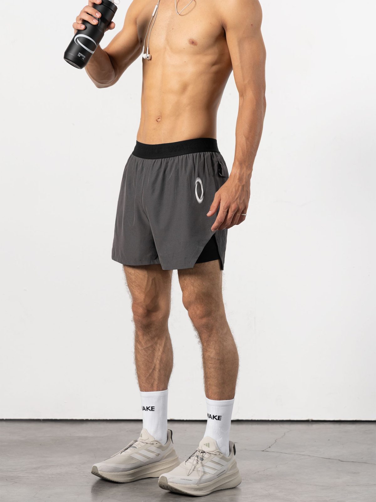 360 Training 2in1 V2 Shorts Grey