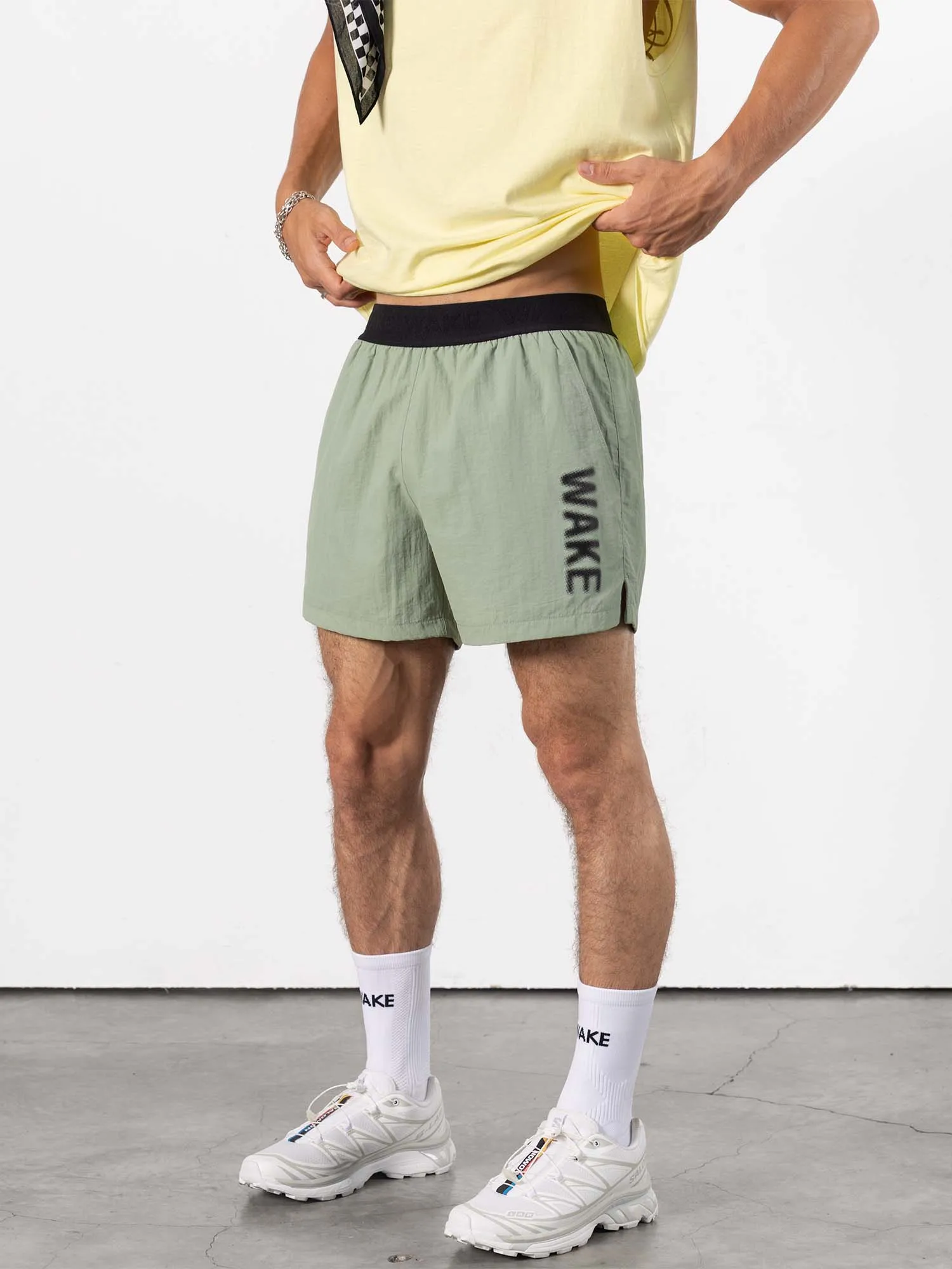 360 Nylon Short Olive- 4 360 Nylon Short Olive
