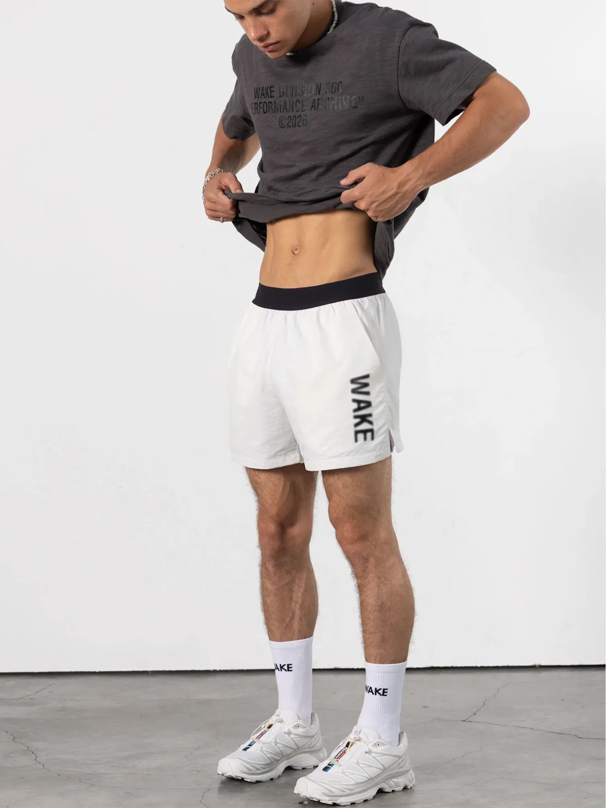 360 Nylon Short White