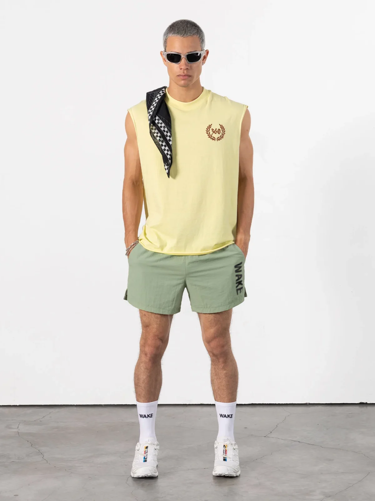 360 Nylon Short Olive- 10 360 Nylon Short Olive