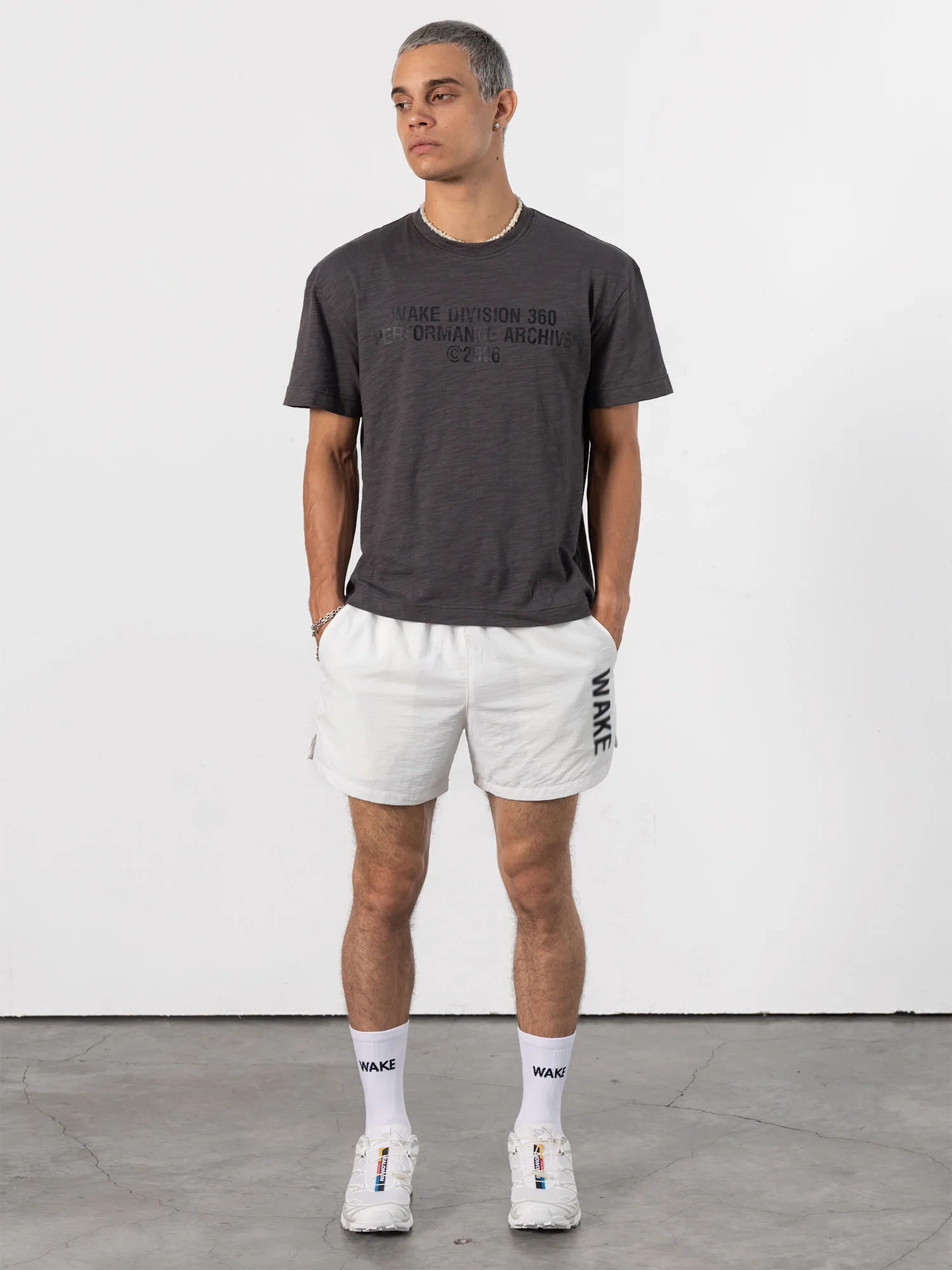 360 Nylon Short White- 6 360 Nylon Short White