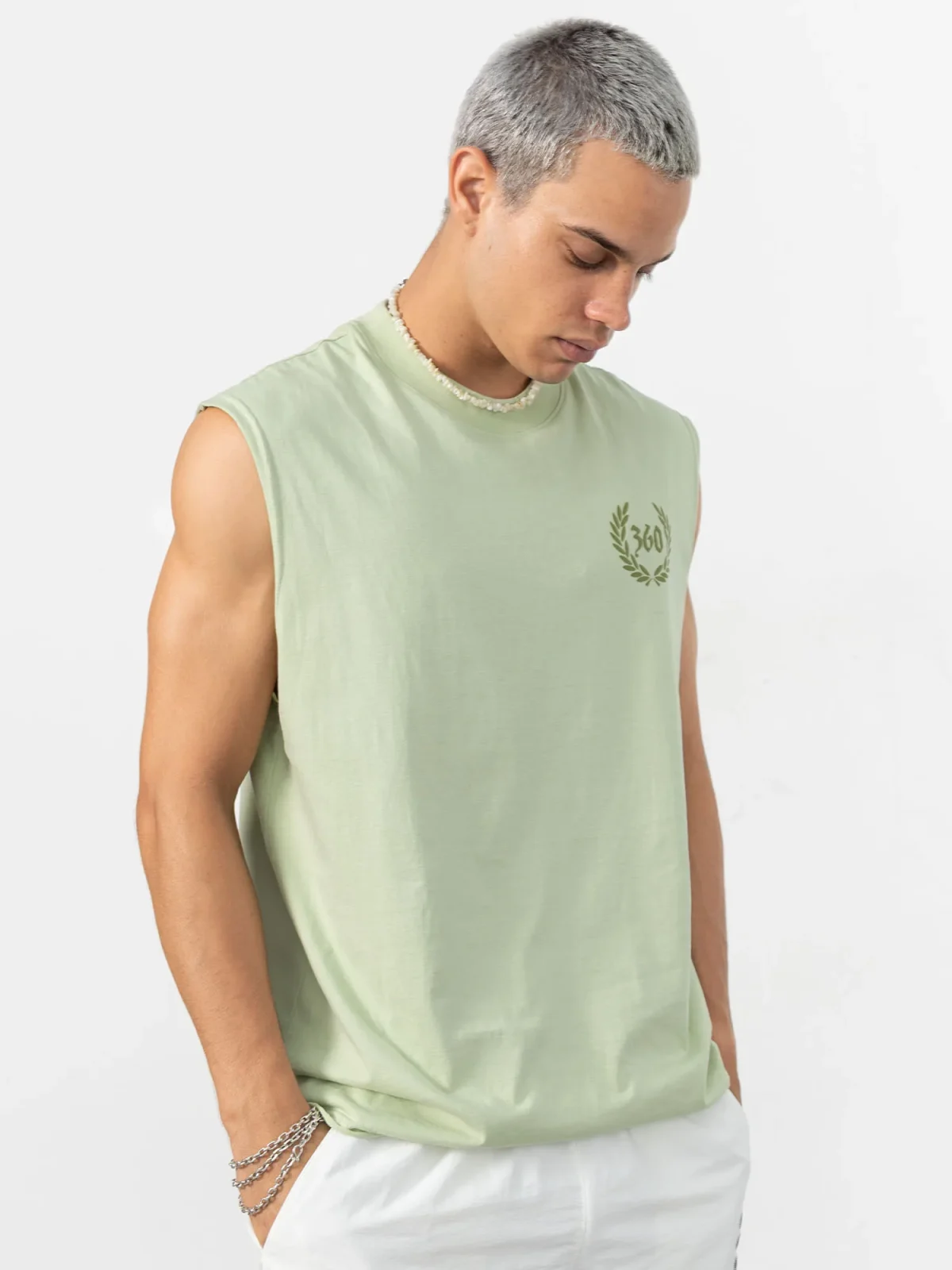 360 Daily Tanktop Cotton Mint