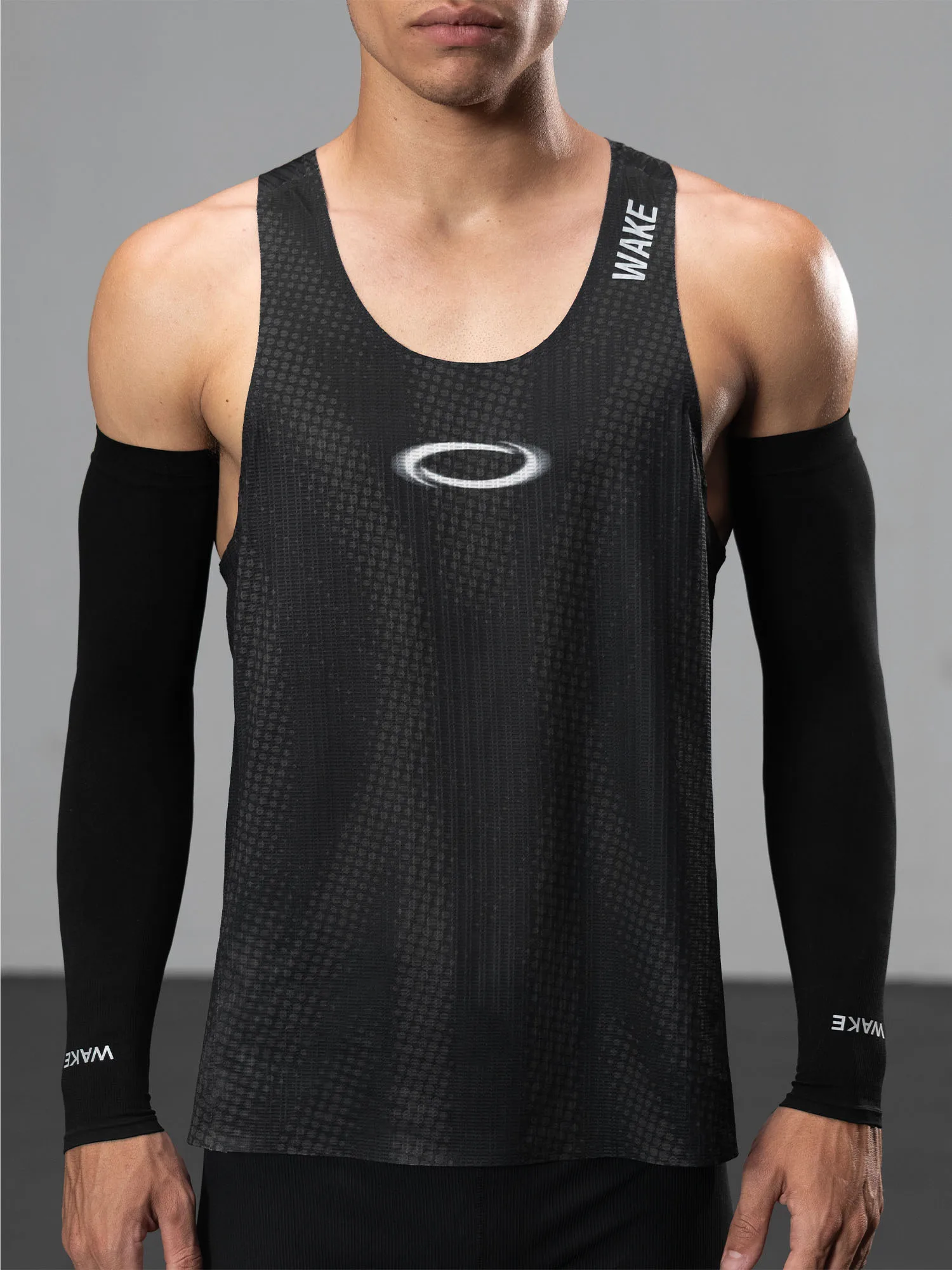 Race Singlet Black- 8 Race Singlet Black