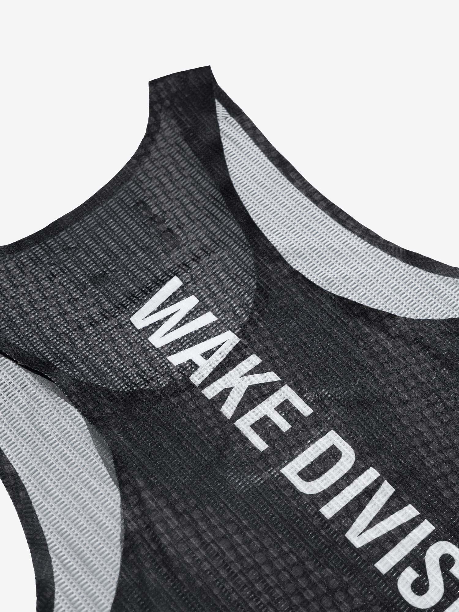 Race Singlet Black- 9 Race Singlet Black