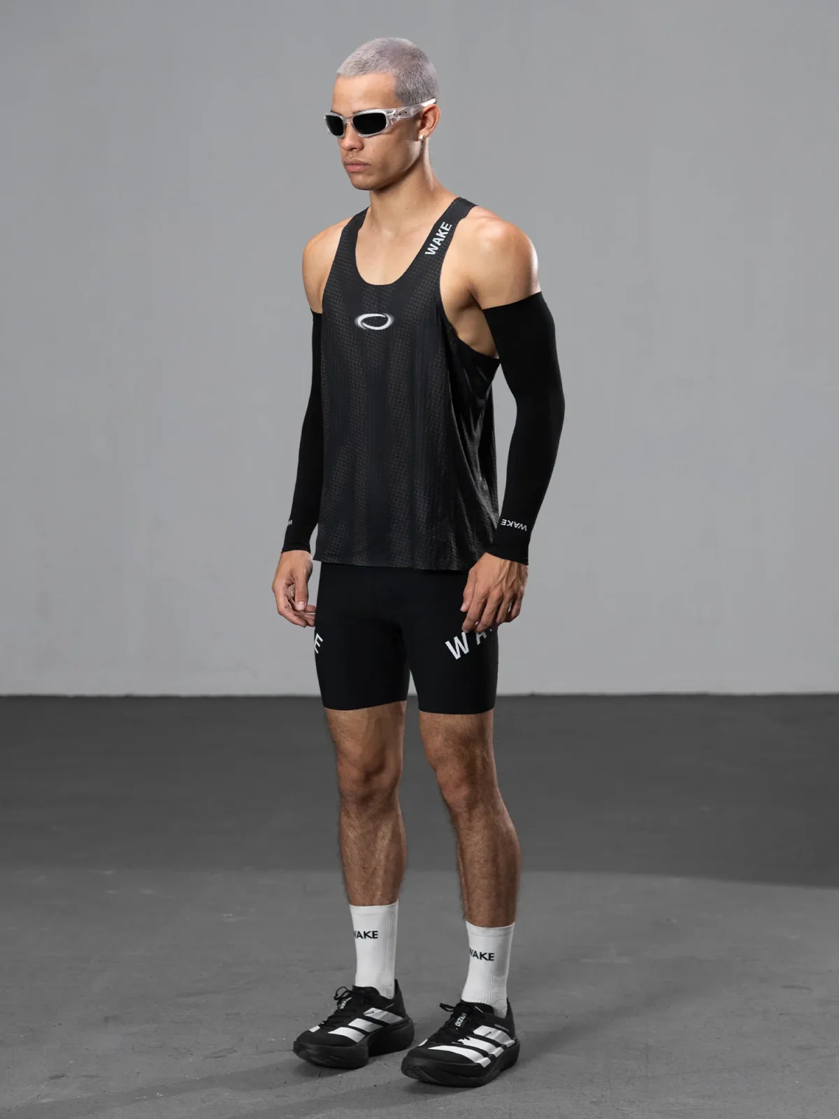 Race Singlet Black- 18 Race Singlet Black
