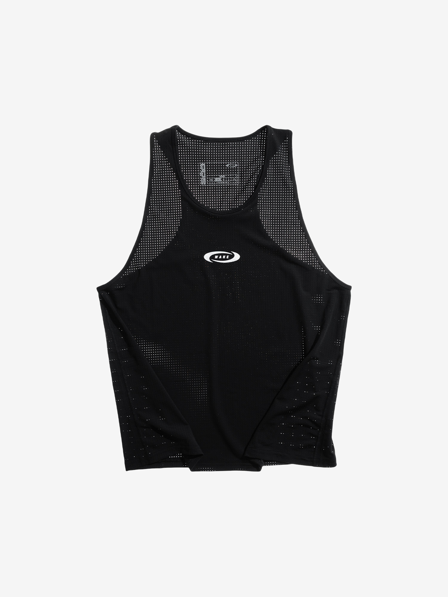 Training Mesh Singlet Black- 3 Training Mesh Singlet Black