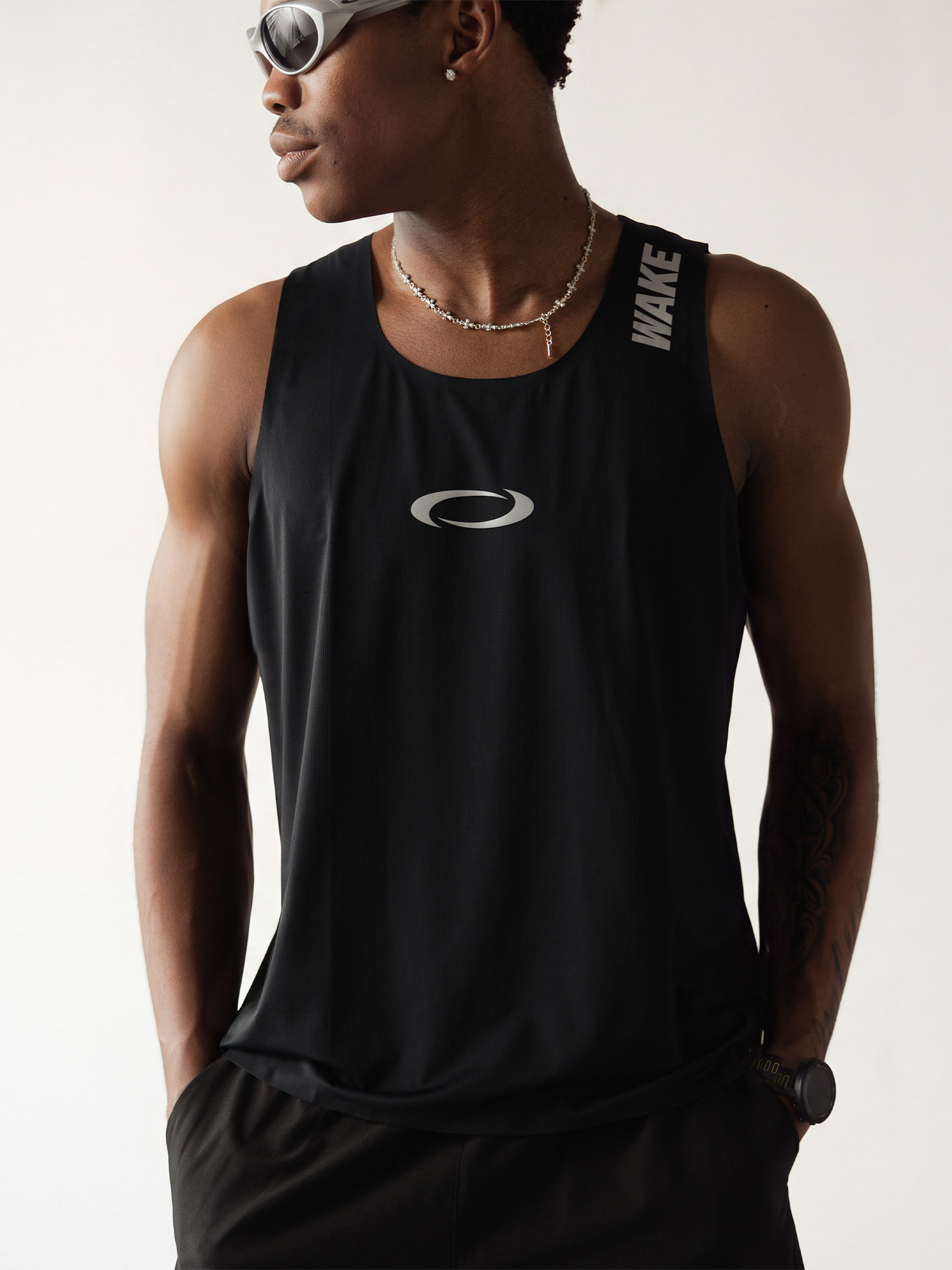 Training Bonded Tank Black- 4 Training Bonded Tank Black