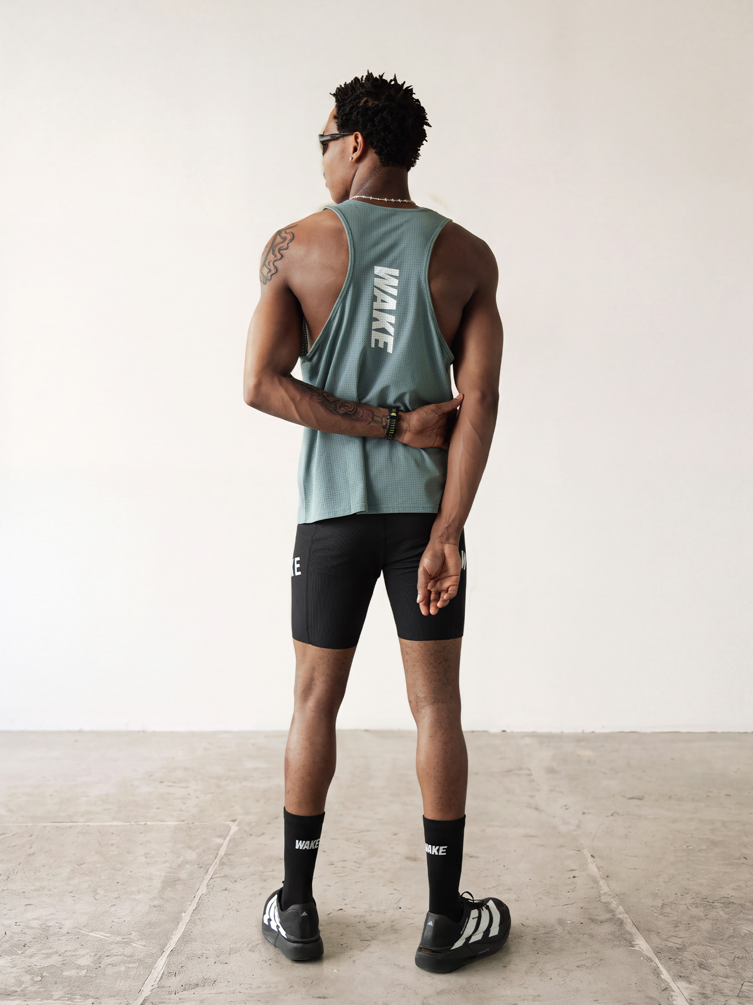 Training Mesh Singlet Mineral- 6 Training Mesh Singlet Mineral